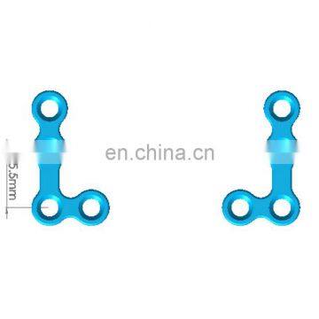 High Quality 1.5mm Titanium L-shaped Maxillofacial Plate for Surgery Surgical Instruments photo-2
