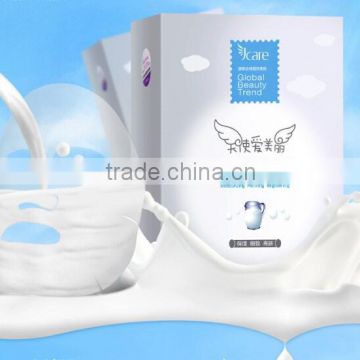 Nurishing whiten milk mask for skin care