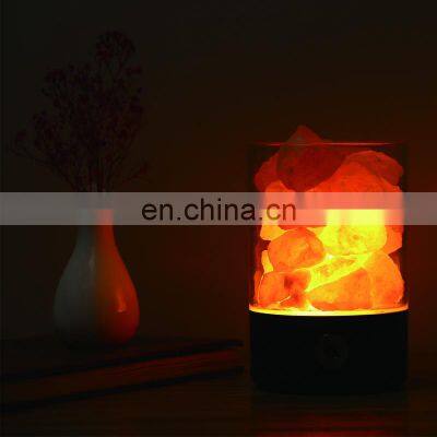 2020 New Arrival Plastic Colorful Led Himalayan Salt Table Lamp Night Light for Decor photo-4