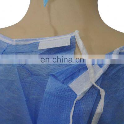Operation Theatre Medical Disposable Surgical Isolation SMS Nonwoven Gowns photo-4