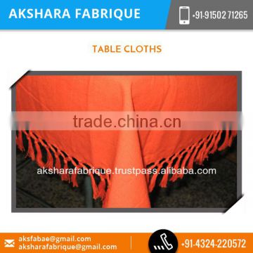 Light Weight Washable Rectangular Custom Table Cloth at Affordable rate