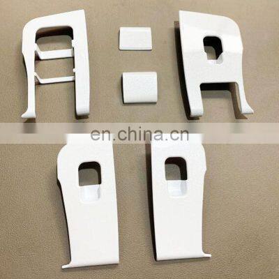 For Tesla Model3 Interior Door Armrest Panel Window Lift Switch Panel Frame Trim Buttons Cover Decoration Frame Accessories