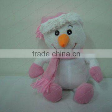 15cm lovely plush stuffed snowman toy