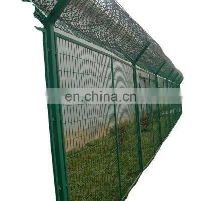 Anti Climbing Safety Y Guardrail Isolation Wire Mesh Airport Fence Prison Fence