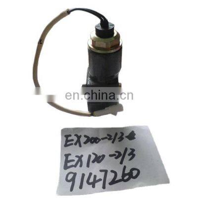 Excavator solenoid valve 9147260 EX120-2 EX120-3 EX200-2 EX200-3 high velocity solenoid valve