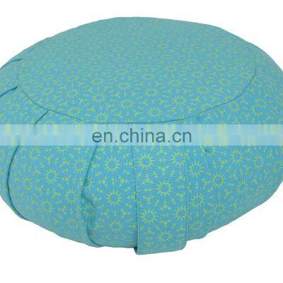 Indian manufacture cotton canvas custom size exporting quality meditation cushion zafu