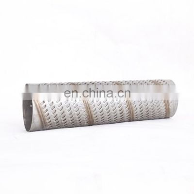 stainless steel round hole filter tube 10 micron stainless steel perforated cylinder filter