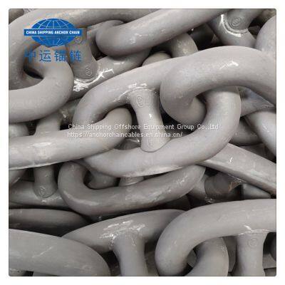 107mm marine studlink anchor chain studless anchor chain factory