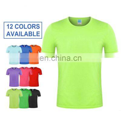 Custom High Quality Sublimation Dry Fit Running T Shirt 100% Soft Polyester T Shirt Dry Fit T-shirt Training Shirt For Promotion photo-2