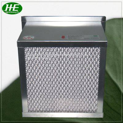 High performance H13 H14 deep pleated HEPA filter