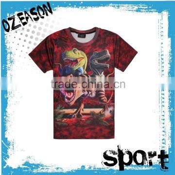 Factory OEM wholesale cheap 70% polyester 30% cotton sublimation kids t-shirt