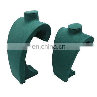 Factory Wholesale Custom Dark Green Jewelry Display Necklace Stand photo-3