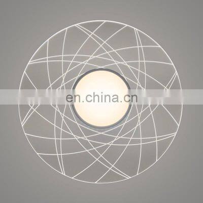HUAYI New Artistic Style Dining Room Indoor Aluminum Antique LED Russian High Ceiling Light