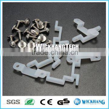12mm Width Soft Silicone Fixing Casing Clip Holder for SMD 5050 Tube LED Strip photo-6