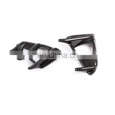 Auto Parts 16-20 for Toyota 86 Front Fog Lamp Decorative Frame ABS Carbon Fiber Pattern 2-Piece Set photo-4