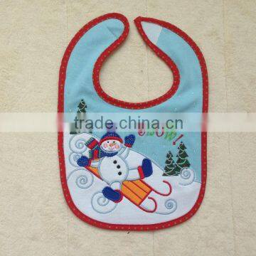 Christmas design baby bib