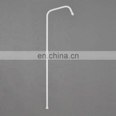 New Product bathroom accessories White PVC plastic  rain shower arm shower column pipe for shower head