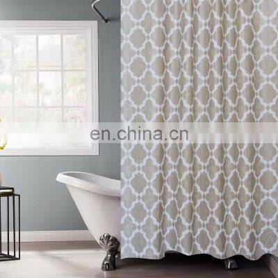 Custom cheap peva bathroom shower curtain set modern shower curtain