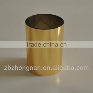 Metallized golden PVC film