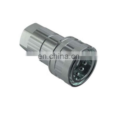 1/2 inch ISO5675 series steel quick disconnect coupler with ball valve shut-off system for agriculture tractors