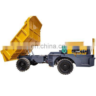 CE UK8 8 ton underground mini camion dumper minero 4 wheels mini loader tractor dumper hydraulic mini dumper