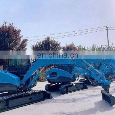 HENGWANG HW40 4 Ton Digger Micro Rubber Tire Diesel Home Use Mini Diggers for Sale Excavator Price photo-3