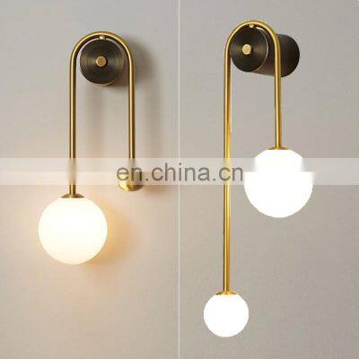 2022 New Design Wall Lamp LED Modern Minimalist Living Room Sofa Bedroom Background Glass Sconce