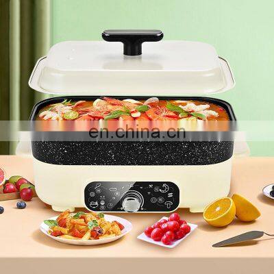 Electric Hot Pot Household Large Capacity 5L Non-stick Electric Hot Pot Frying and Frying One Dormitory Barbecue Multi-function photo-2