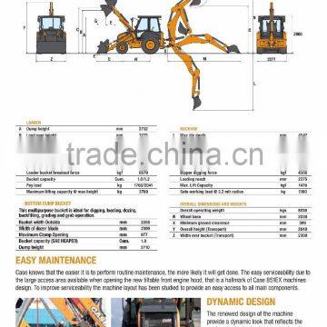 CASE 851 BACKHOE LOADER -4WD photo-4