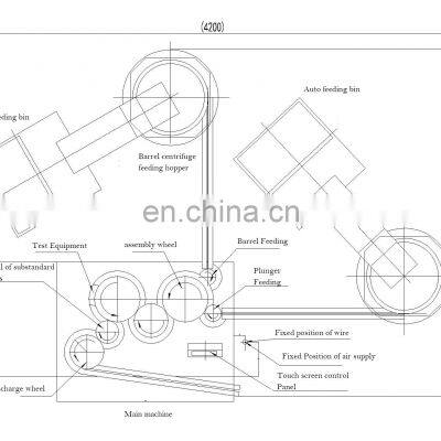 Medical Supplies Assembly Machine for 3 Parts Syringes in Line Fully Automatic photo-5