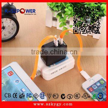 2016 G-series 17W K- 053400 5V 1A 2A 2.4A US plug dual usb travel charger usb charger with led