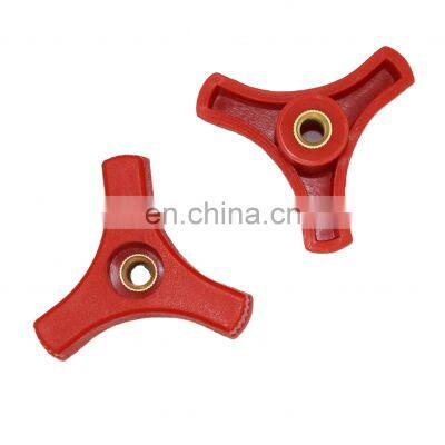 Female Lobed Triangle Plastic Hand Wheel & Knob for Furniture