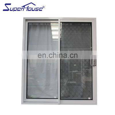 Superhouse  96 x 80 Sliding Glass Door Double Glazed  Aluminium Sliding Door with Grills