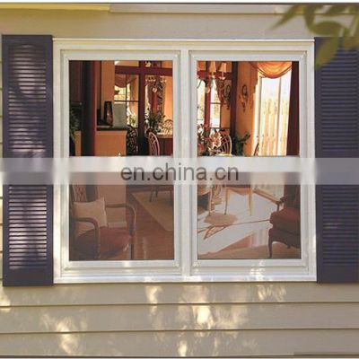 lead free Vertical sliding window with installation fin  america double glazed windows