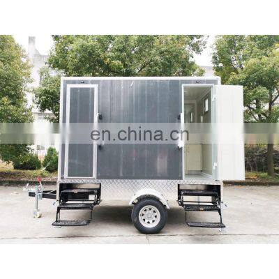 Prefabricated Bathroom Biodegradable Portable Mobile Outdoor Trailer Toilet