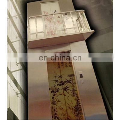 Luxurious low noise safe sanyo home elevator Villa Lift