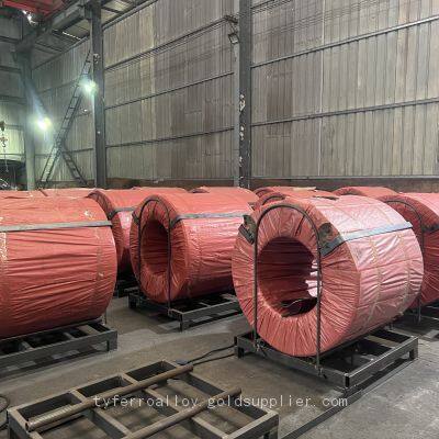 Ferror Silicon Calcium Core Wire 13mm/ CaSiFe Wire Si50-60% Ca20-30/CaSi Cored Wire photo-3