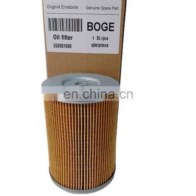 Boge oil filter parts air compressor spare parts wholesale 558001800 Boge