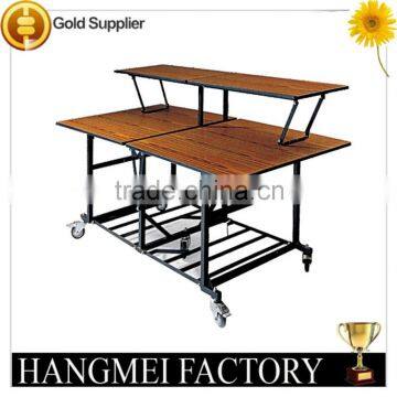 Wooden Restaurant Mobile Commercial Buffet Tables