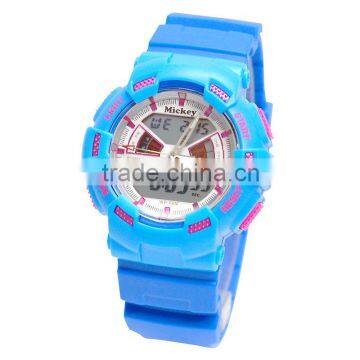 disney kids analog digital watches mickey minnie mouse waterproof watch