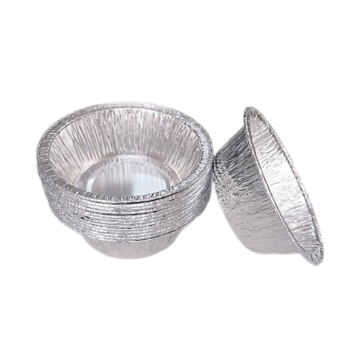 Longstar Disposable Round Aluminum Foil Tart Cups for Egg Tarts Cupcakes Bakery and Wholesale Export