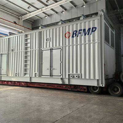 BF-icabinet 1MW mobile containerized gas generator sets for cogeneration,refuse landfill and farms gas power plant