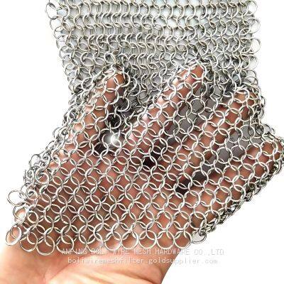 20x15 Edelstahl Kettenhemd-Reiniger / Edelstahl Ringnetz / ma?geschneidertes Kettenhemd