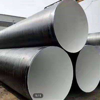 The inner wall of the pipeline IPN8710 anti-corrosion spiral pipe three oils and two cloth epoxy coal asphalt anti-corrosion steel pipes