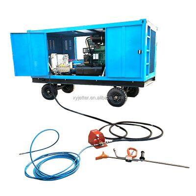 1500bar High Pressure Hydro Blasting Machine for Ship Hull Rust Paint Removal