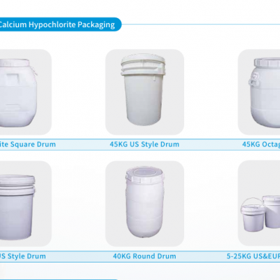 Calcium Hypochlorite Water Treatment Chemicals Sodium Process 65% 70%