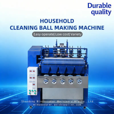 Stainless Steel Scourer Making Machine High Quality Production Equipment