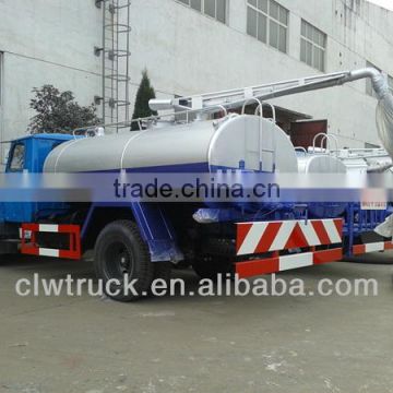 Best Qualit Dongfeng mini fecal suction truck,6m3 fecal tanker truck for sale