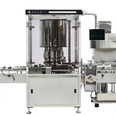 BPX-300 Machine de bouchonnage rotatif à 10 têtes, 230 bouteilles/min pour le secteur pharmaceutique et alimentaire