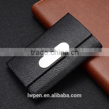 Top quality id leather card holder for business